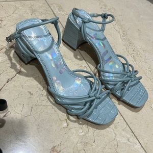 sam edelman heel blue size 7.5 US